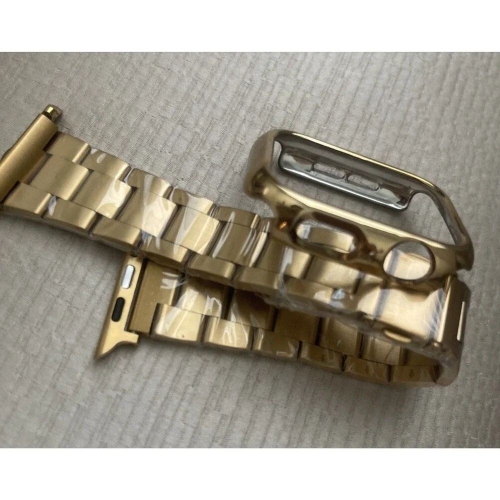MY PRETTY STRAP chain Link Strap for Apple Watch W Cover 44mm